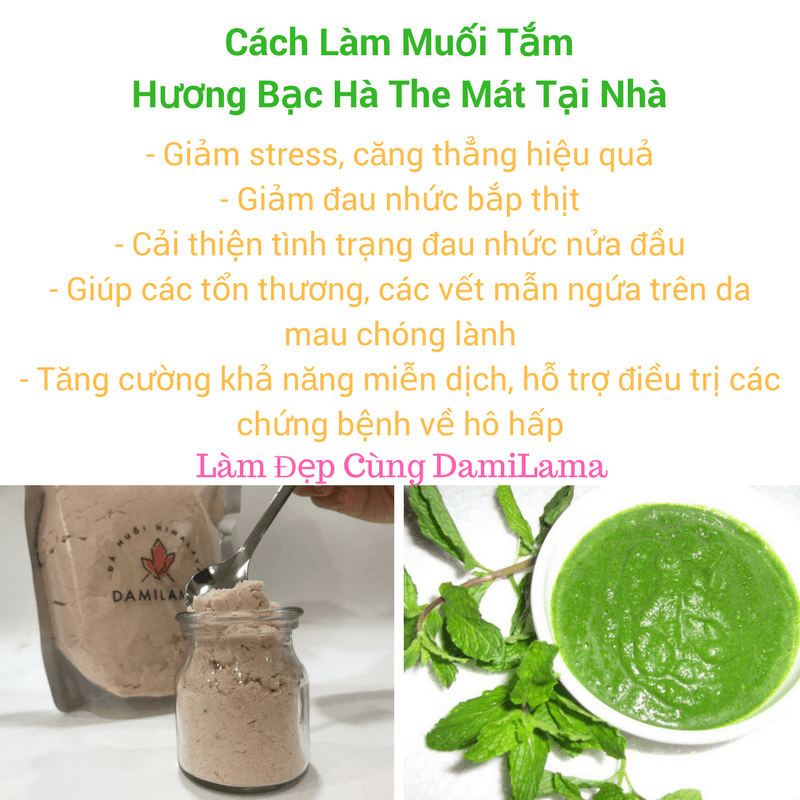 Cách Làm Muối Tắm Hương Bạc Hà The Mát Tại Nhà 2 2020 Cách Làm Muối Tắm Hương Bạc Hà The Mát Tại Nhà 2 2020